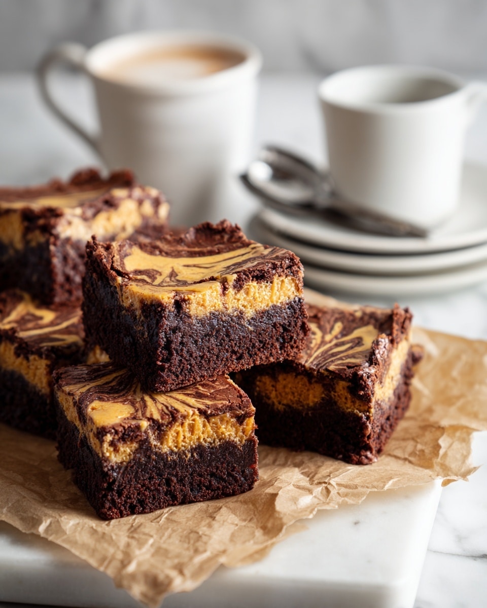 Bake Easy Peanut Butter Swirl Brownies for Two: Fudgy & Quick Loaf Pan Recipe